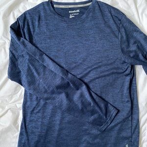 Long Sleeve Dark Blue Reebok Shirt